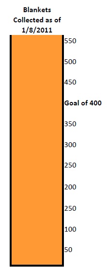 550 blankets donated